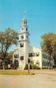 KENNEBUNK, ME Maine  FIRST CONGREGATIONAL PARISH CHURCH  1965 Chrome Postcard