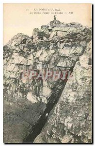 Old Postcard The Pointe du Raz Percee the rock of hell