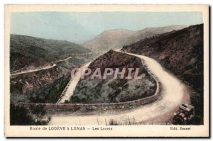 Old Postcard lodeve Road has Lunas laces