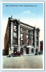 SHERBROOKE, QUEBEC Canada ~ New WELLINGTON HOTEL ca 1930s  Postcard