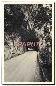 Old Postcard In Chartreuse Tunnels on the road Monastery