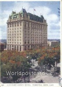 Fort Garry Hotel Winnipeg, Manitoba Canada Unused 