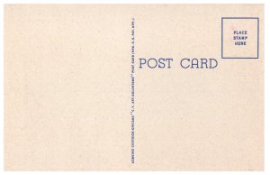 W. VA. The Devil's Saddle Scenic View Vintage Linen Postcard Route 50