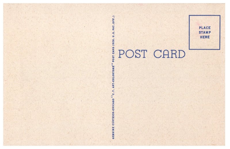 W. VA. The Devil's Saddle Scenic View Vintage Linen Postcard Route 50