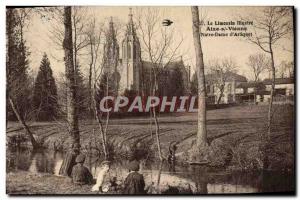 Old Postcard Aixe Sur Vienne Notre Dame d & # 39Arlique Limousin