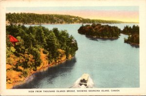 Canada View From Thousand Islands Bridge Showing Georgina Island