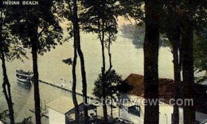 Indian Beach - Dowagiac, Michigan MI Postcard