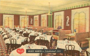 Illinois Chicago Guey Sam's Chinese Restaurant 1940s Teich Postcard 22-10060