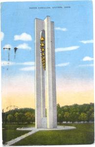 Deeds Carillon, Dayton, Ohio, OH,.1947 Linen