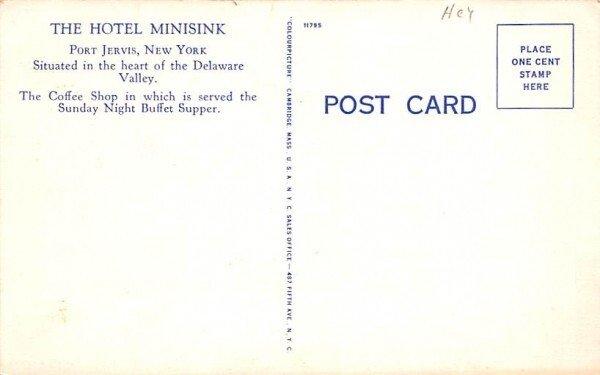 Hotel Minisink in Port Jervis, New York