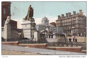 Victoria Monument, Bradford (Yorkshire), England, UK, PU-1906