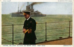 CPA AK Admiral Sir John Jellicoe on board H.M.S. Iron Duke SHIPS (763899)