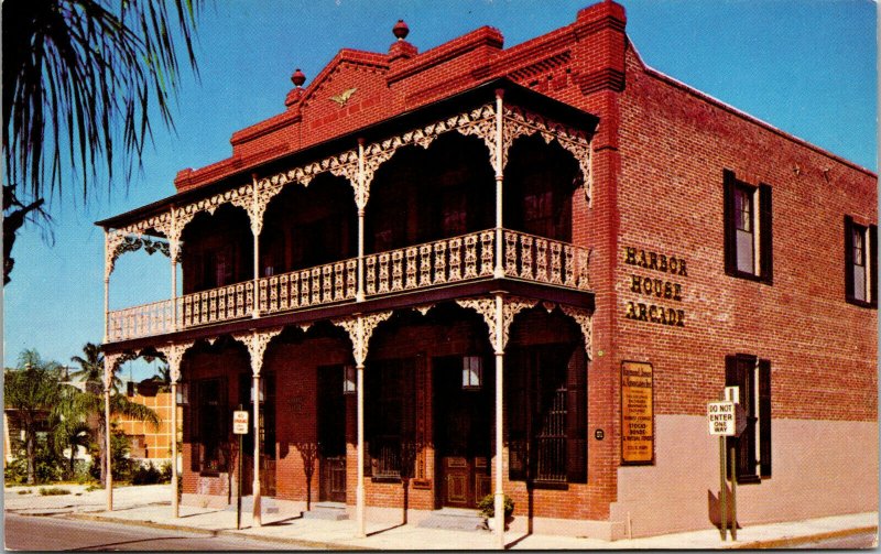 Vtg Harbor House Key West Florida FL Unused Chrome Postcard