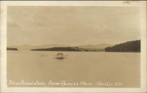 Bristol NH Newfound Lake From Prince's Place c1920s Real Photo Postcard