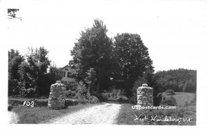 Driveway - West Wardsboro, Vermont VT Postcard