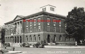 IA, Mason City, Iowa, RPPC, Post Office Building, LL Cook Photo No H-223