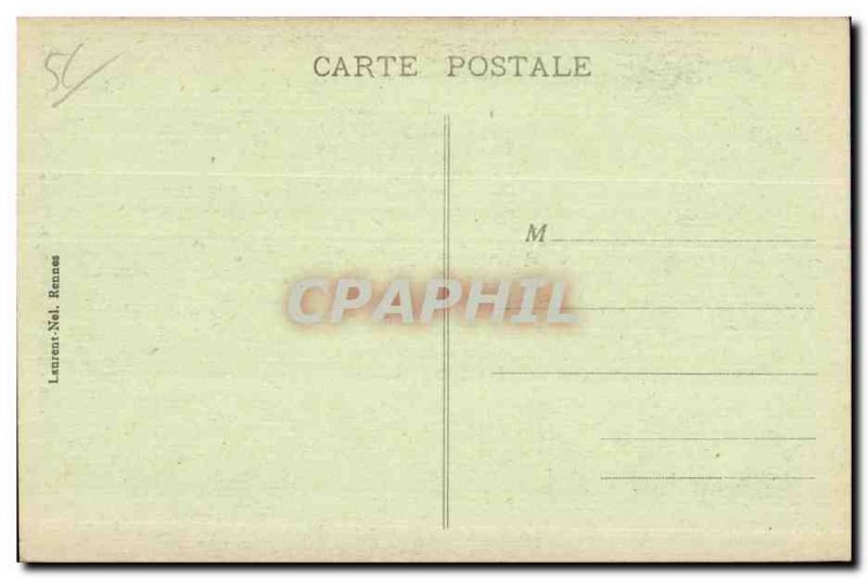 Old Postcard Carnac Porch of the Church