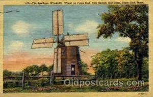 The Oldest Windmill, Cape Cod, Mass. USA Windmill 1947 light wear close to gr...