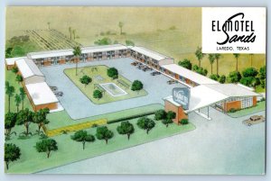 1960 Laredo Texas Vintage Postcard El Motel Sands Master Hosts Gateway Building