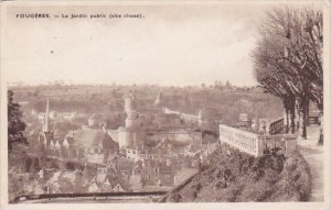 Fraance Fougeres Le Jardin Public 1918