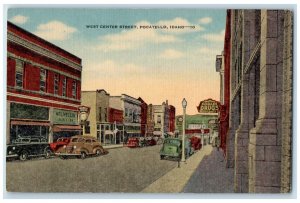 c1930's West Center Street Pocatello Idaho ID Vintage Unposted Postcard