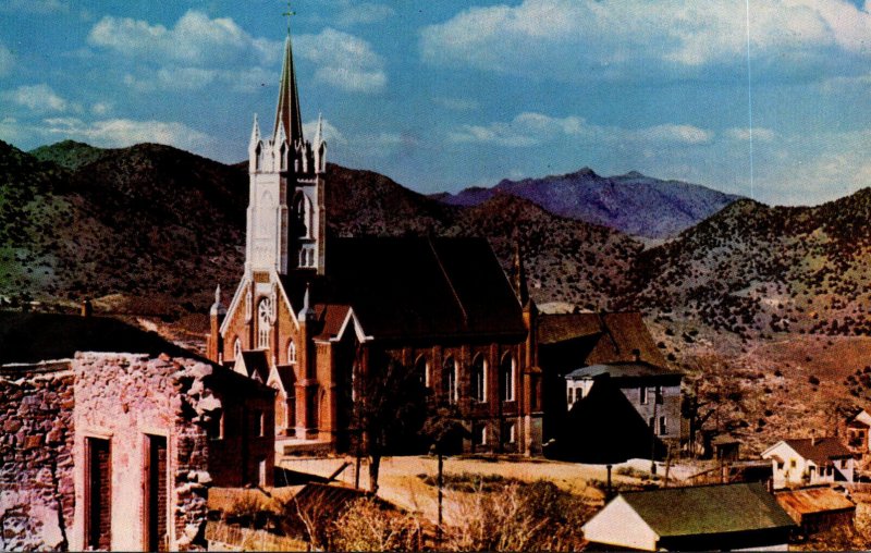 Nevada Virginia City St Mary's church In The Mountains