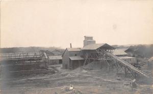 D94/ Occupational Real Photo RPPC Postcard c1910 Stone Quarry Factory Building 1