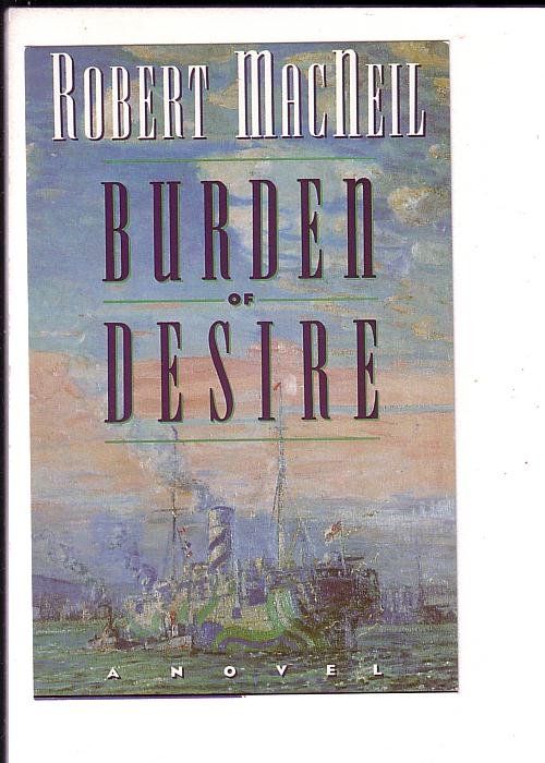 Robert MacNeil, Burden of Desire Novel Advertising Postcard,