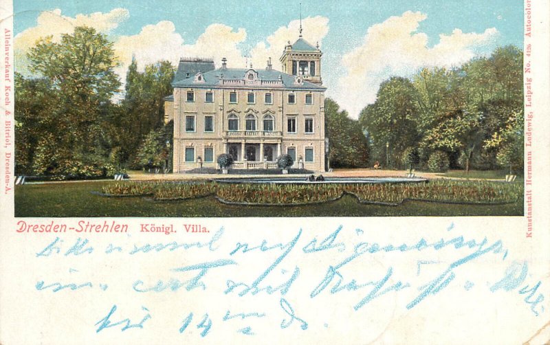 Germany Dresden-Strehlen Royal affair villa registered Dresden 1906