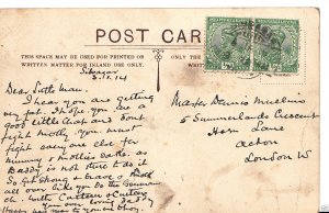 Genealogy Postcard - Family History - Mullins - Acton - London  A3568