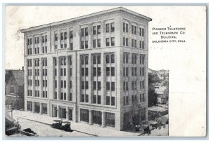 c1910 Pioneer Telephone Telegraph Building Road Oklahoma City Oklahoma Postcard