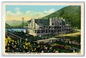c1940s The Pavilion At Columbia Gardens Butte Montana MT Unposted Trees Postcard
