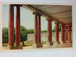 Vintage Postcard Le Grand Trianon Le Peristyle Northwestern Domain Versa France