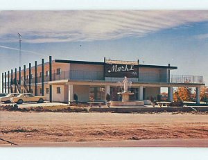 Unused Pre-1980 OLD CARS & MARK V INN MOTEL Phillipsburg Kansas KS L1355