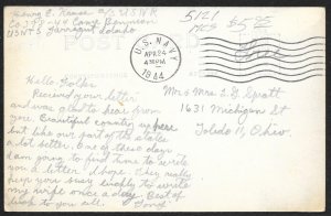 Clarksfork River North Idaho RPPC Used c1944