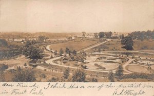 RPPC FOREST PARK SPRINGFIELD MASSACHUSETTS REAL PHOTO POSTCARD 1906