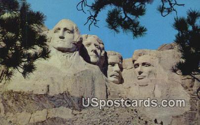 Mt Rushmore National Memorial Black Hills SD Unused