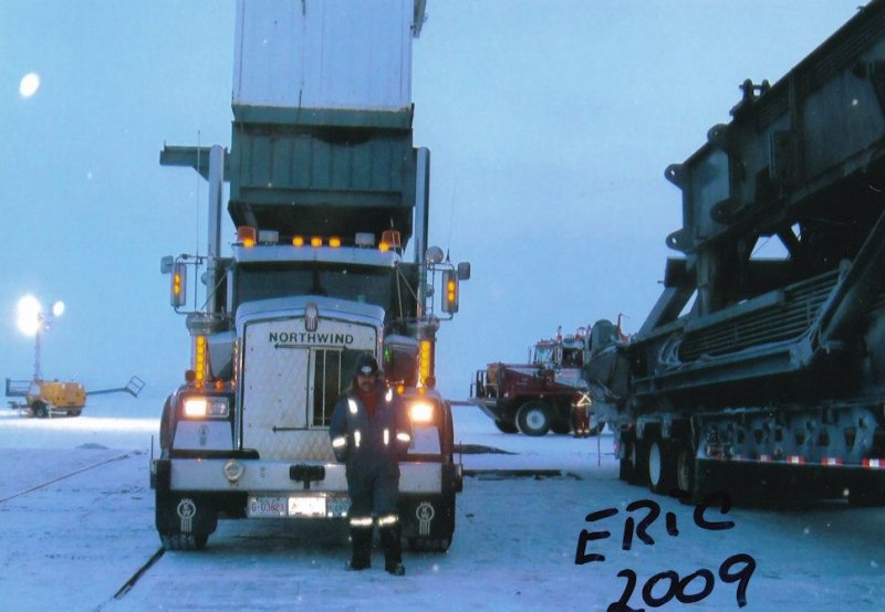 Eric Dufresne Ice Road Truckers 2009 Hand Signed Autograph Photo