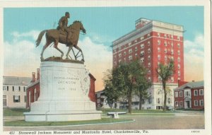CHARLOTTSVILLE, Virginia, 1910s; Stonewall Jackson Monument
