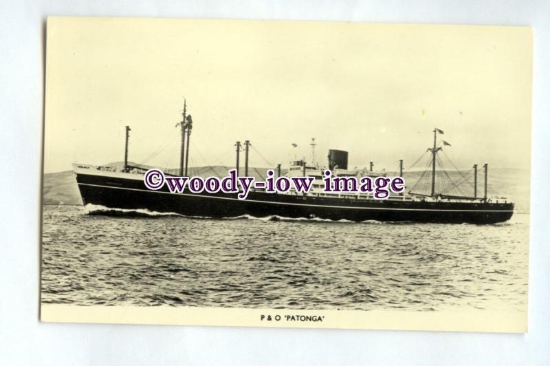 pf0272 - P&O Cargo Ship - Patonga , built 1953 - postcard