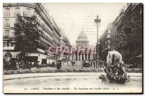 Paris 5 - Pantheon and Rue Soufflot - Old Postcard