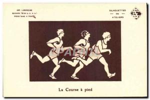 Old Postcard Athletics race walk