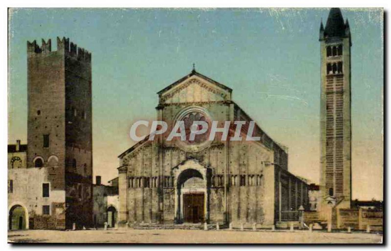 Italia - Italy - Italy - Verona - Zeno Maggiore Basilica S - Old Postcard