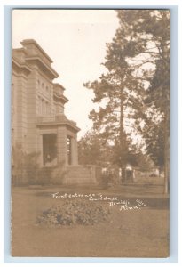 C. 1910 RPPC Steple Front Entrance Courthouse Bemidji Minnesota Postcard F200