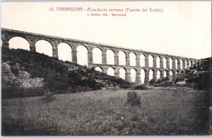 Puente del Diablo Sant Bartomeu Bridge Tarragona Spain Postcard