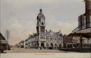 Wanganui New Zealand Post Office c1910 USED Real Photo Postcard