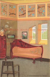 Art Nouveau, P Schmidt No 30, Couch in Corner of the Room