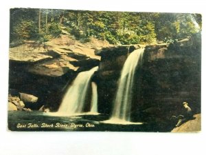 Vintage Postcard 1913 East Falls Black River Elyria OH Ohio