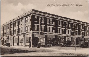 Medicine Hat Alberta The Hull Block Dominion Bank Unused Bloom Bros Postcard H49