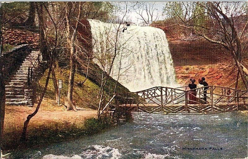 Minnehaha Falls Minnesota Vintage Postcard Standard View Card